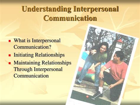 Ppt Understanding Interpersonal Communication Powerpoint Presentation