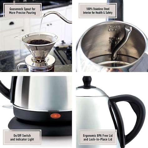 5 Safest Electric Tea Kettles Without Plastic With Reviews