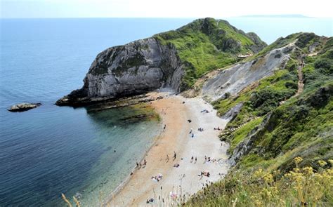 Man Of War Beach Dorset England British Beaches