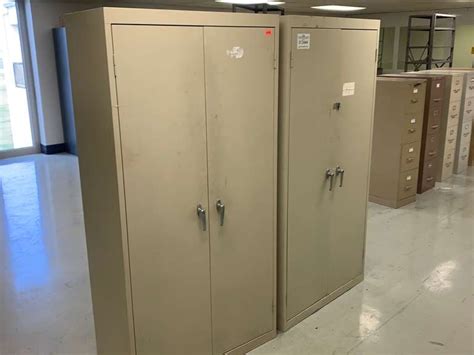 2 Enclosed Shelving Units Gavel Roads Online Auctions