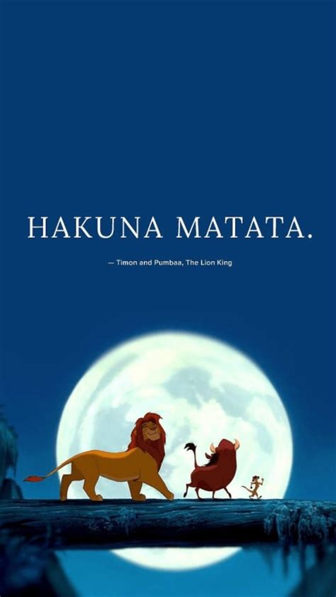 Hakuna Matata Lion King Quote 1859807 Hd Wallpaper And Backgrounds