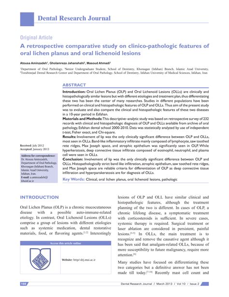 Pdf A Retrospective Comparative Study On Clinico Pathologic Features