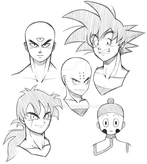 Here are the 10 ways its canon differs from super. Dragon Ball Sketches by sassie-kay on DeviantArt