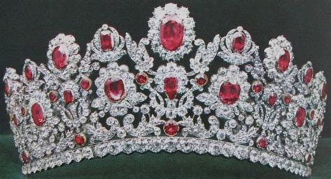 Tiara Mania Duchess Of Angoulêmes Ruby Parure Tiara