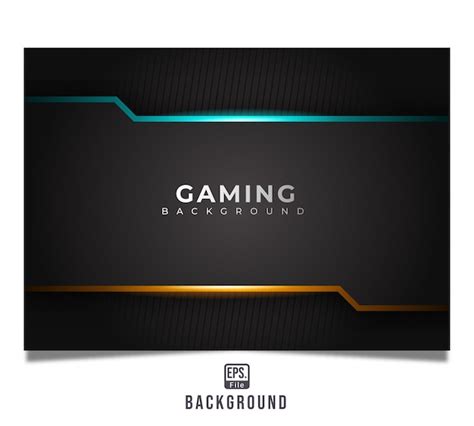 Premium Vector Gaming Background With Light Orange And Blue B