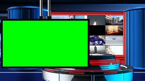 Authentic News Report Background Green Screen For News Reporting