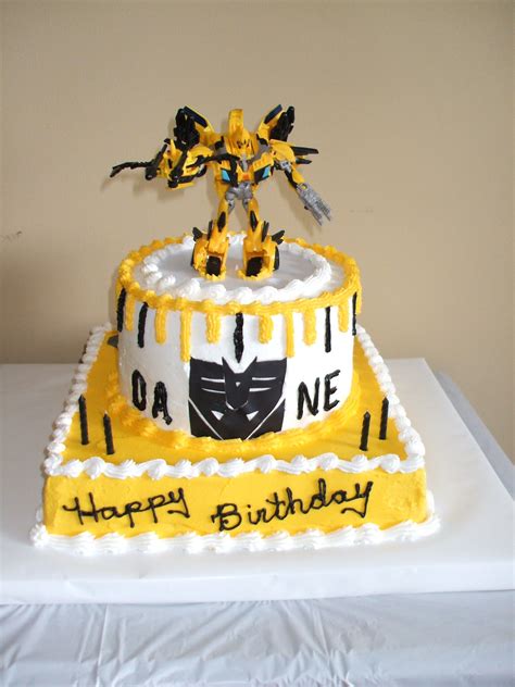 Bumble Bee Transformer Cake Transformers Birthday Cake Transformers