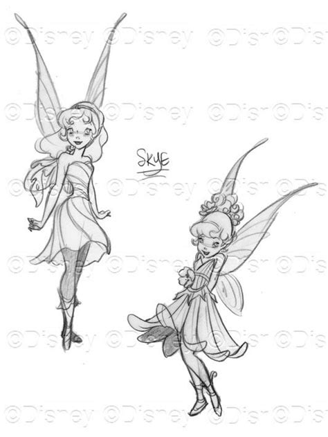 Two Fairy Tinkerbells In Different Poses