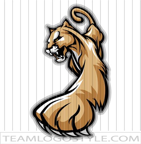 Vector Cougar Graphic Vector Format Ai  Eps Png