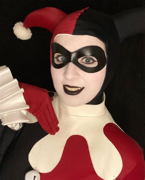 Harley Quinn Inspired Cosplay Mask Etsy