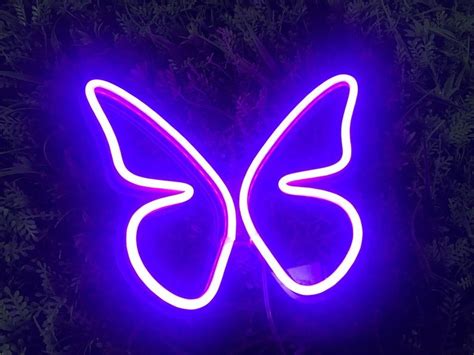 Butterfly Neon Sign Ubicaciondepersonascdmxgobmx