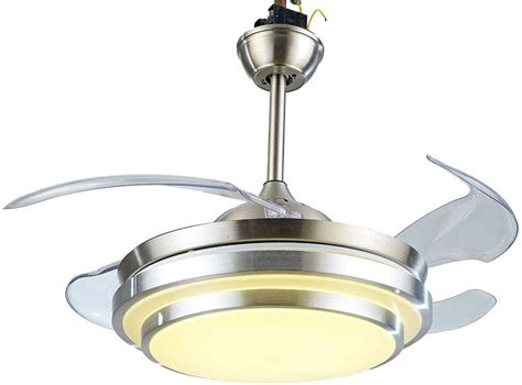 Tfcfl 36 Inch Ceiling Fan With 3 Color Lighting And Remote Chandelier
