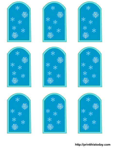 Baby shower free gift tag. Free Winter Baby Shower Favor Tags templates