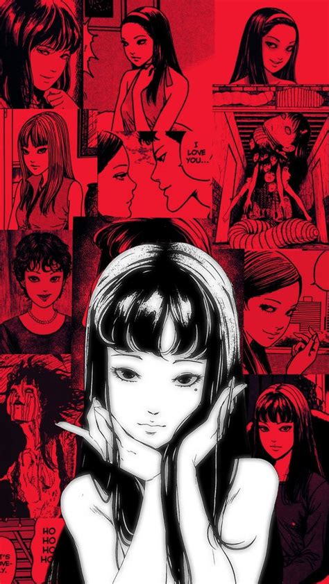 Tomie Wallpaper Posters De Filmes Anime Ilustração