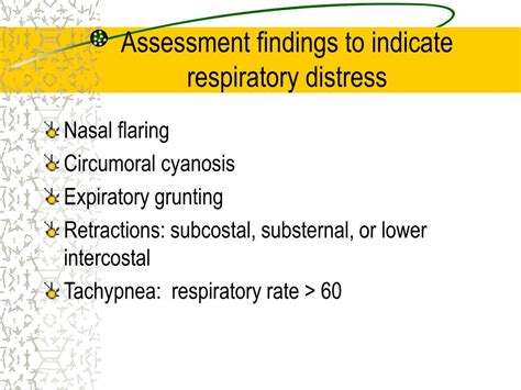 Ppt Nursing Care Of The Pediatric Individual With A Respiratory