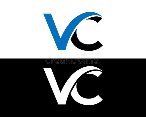 Creative Vc Letter Logo Icon Stock Vector Illustration Of Abstract