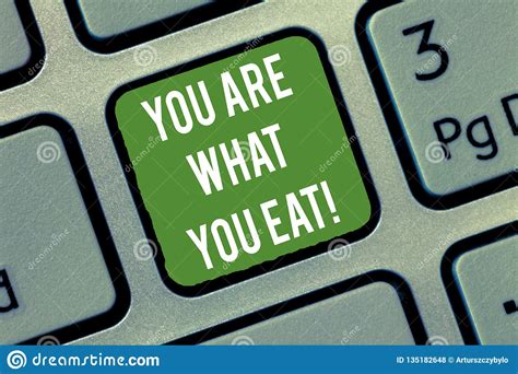 Word Writing Text You Are What You Eat. Business Concept ...