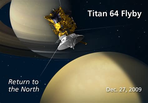 Cassini Spacecraft To Monitor North Pole On Titan International Space