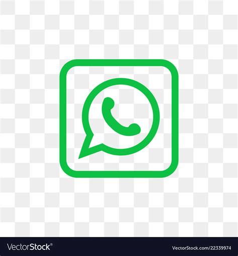 Whatsapp Social Media Icon Design Template Vector Image