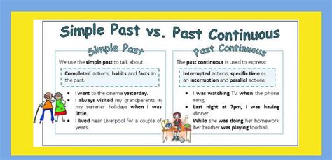 The English Teacher Past Simple And Past Continuous A B