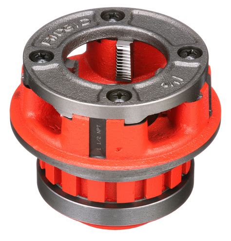 Ridgid Manual Threader Die Head For Nominal Pipe Size 1 12 In Tpi