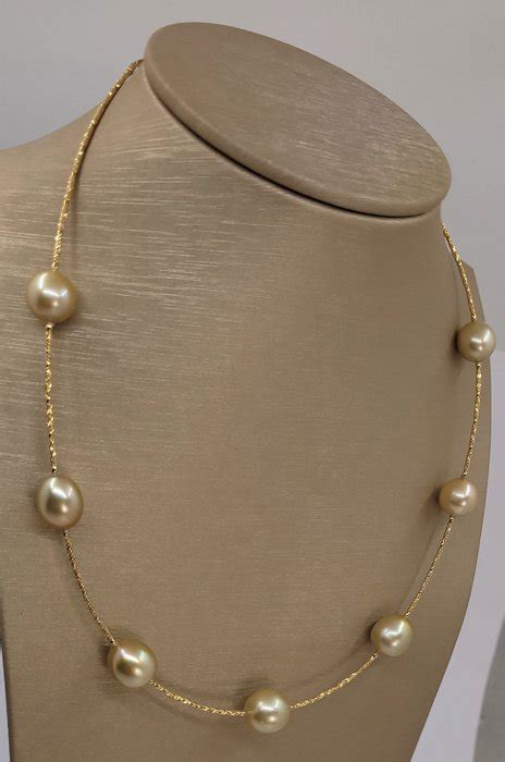 11x13mm Golden South Sea Pearls 18 Karaat Geel Goud Catawiki