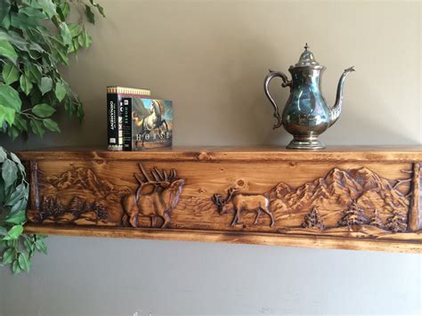 Personalizing this area of an area can enable you. Rustic Cabin Mantel Shelf | Fireplace Mantels & Shelves