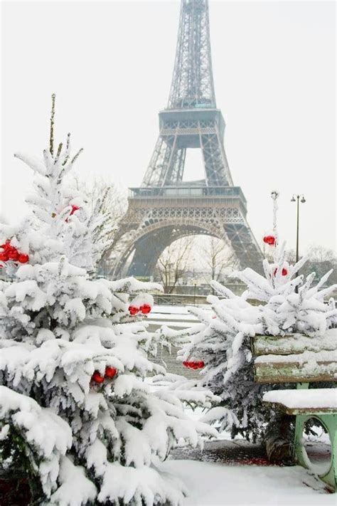 Paris In Winter Christmas In Paris Paris Eiffel Tower