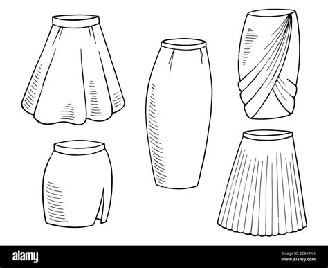 Mini Skirt Black And White Stock Photos And Images Alamy