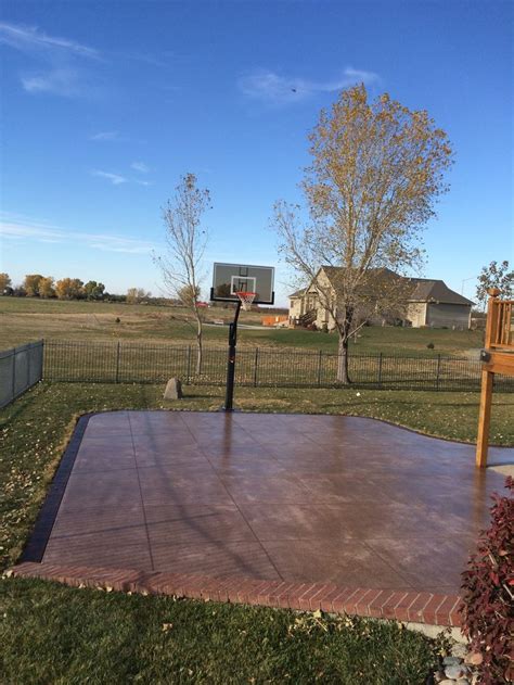 Backyard basketball court with no concrete. Nothing could be sweeter than your own personal basketball ...