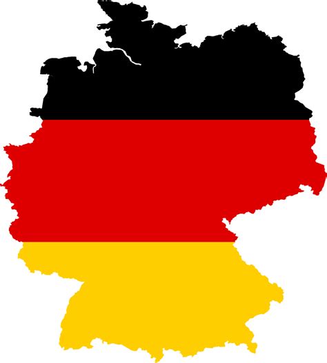 German Flag Map Clipart Best