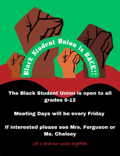 Black Student Union Is Back Urban Pathways 6 12