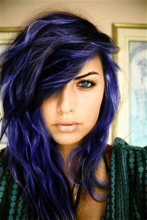 Brown, dirty blond, and dark brown aren't black. 40 Blue Ombre Hair Ideas | Hairstyles Update