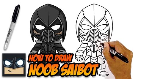 How To Draw Mortal Kombat Noob Saibot Step By Step