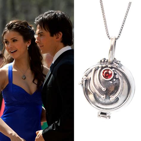 The Vampire Diaries Elena Gilbert Freshwater Pearl Chainnecklace And Pedant Set Unbranded Costume