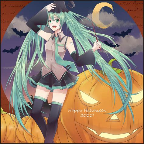 Miku Hatsune Happy Halloween 2011 By Jaerika On Deviantart