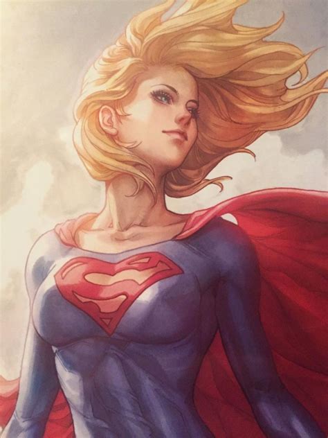 Artgerm Stanley Lau Dc Supergirl Exclusive Art Print Artwork Signed