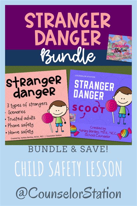 Stranger Danger Classroom Lesson Bundle Personal Safety Lesson