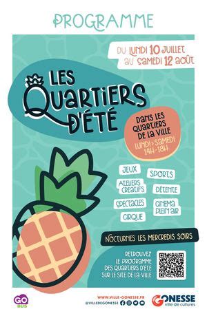 Calaméo Programme des Quartiers d été 2023