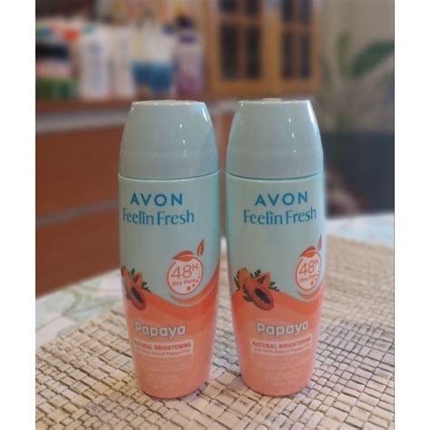 Avon Feelin Fresh Papaya Natural Brightening Deodorant Shopee Philippines