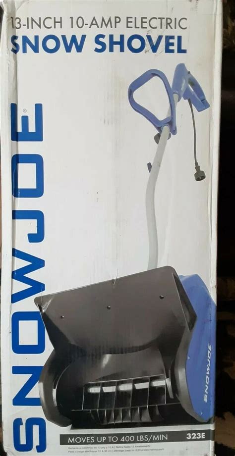 Snow Joe 323e 13 10 Amp Electric Snow Shovel New Blue Ebay