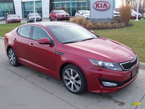 2012 Spicy Red Kia Optima Sx 57355467 Car Color Galleries