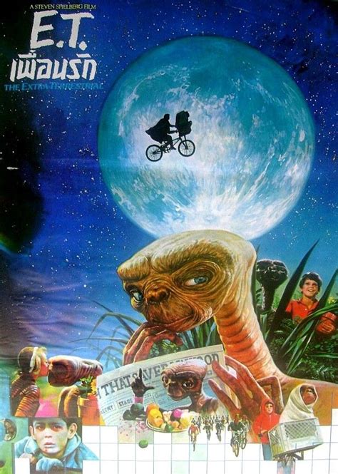 Et The Extra Terrestrial Poster 1982 Thailand Best Movie