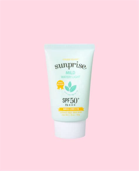 Etude House Sunprise Mild Watery Light Spf50 Pa 50g Sunscreen