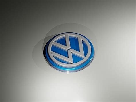 Volkswagen Cars Logo 3d Model 3d Printable Cgtrader