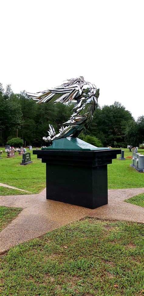 Cool Statue At A Cemetery Near My Job Rpics