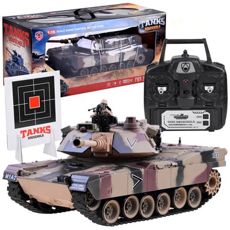 Realistic Tank Us M1a2 Shoot Remote Rc0252mo Toys Radio Control