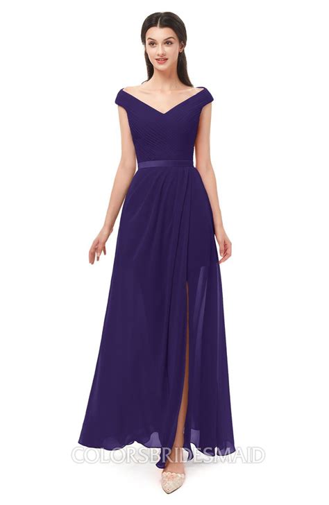 Colsbm Ariel Royal Purple Bridesmaid Dresses Colorsbridesmaid