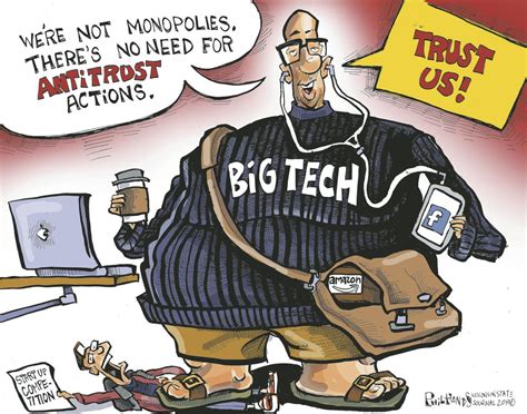 Trust Big Tech Political Cartoons
