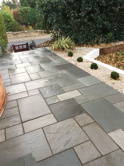 Grey Polished Paving Stone Tile Thickness 20mm Flooring Rs 45